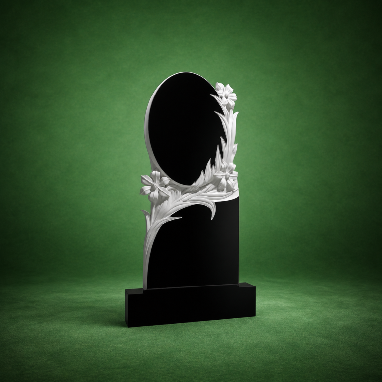Гранитный памятник С-114, черный — Kazmemory