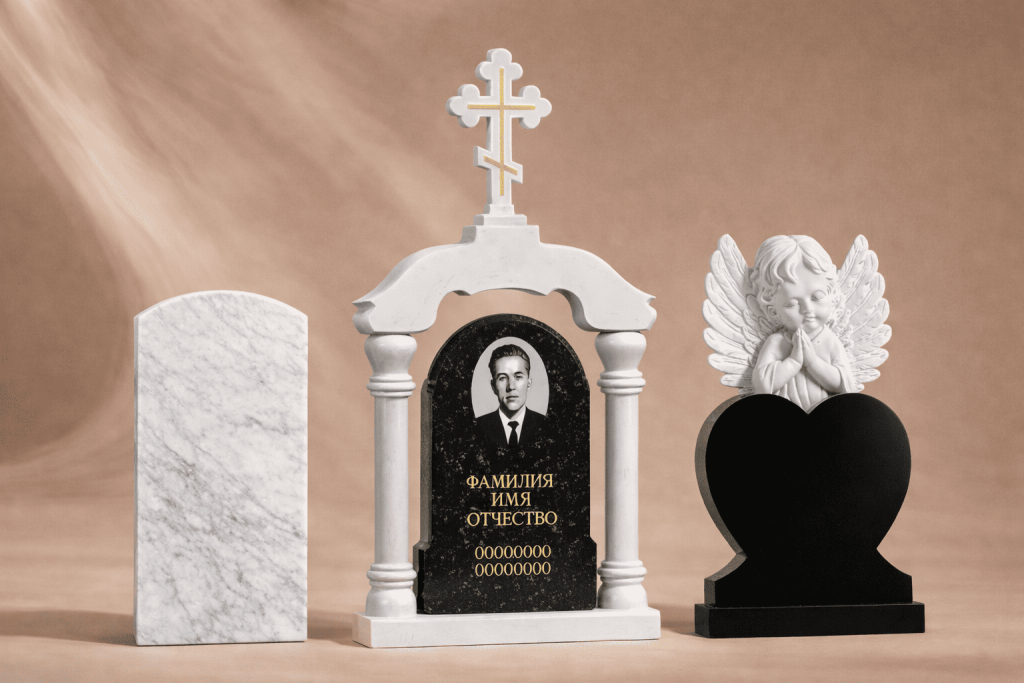 Памятники разной формы